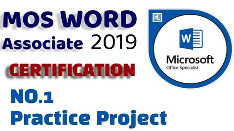 Word Mo Practice Exam Project No Microsoft Word