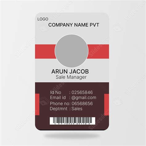 Business ID Card Design Word Template And Google Docs For Free Download