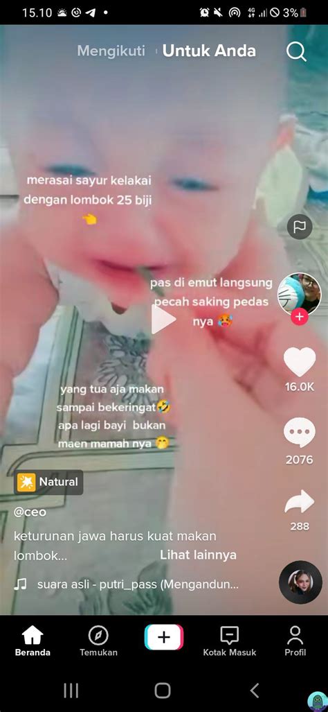 Tanyarl On On Twitter Cw Tik Tok Lagi Dan Lagi Sebenernya