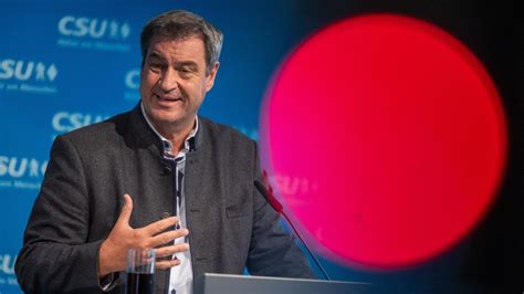 CSU Chef Söder nervt Schwesterpartei CDU würde lieber über