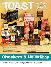 Checkers Liquor Toast To Xtra Festive Savings November