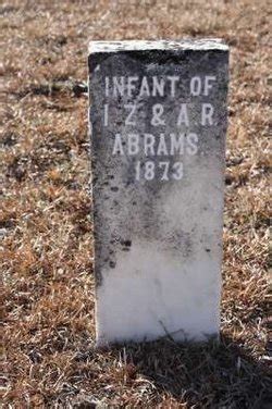 Infant Abrams 1873 1873 Mémorial Find a Grave