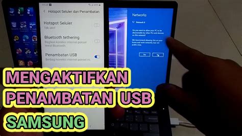 Tutorial Mengaktifkan Penambatan Usb Pada Hp Samsung Android Samsung