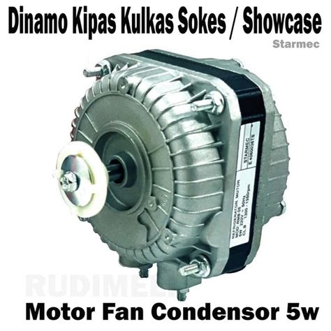 Jual Dinamo Kipas Kulkas Sokes Showcase Motor Fan Condensor 5w Di Lapak