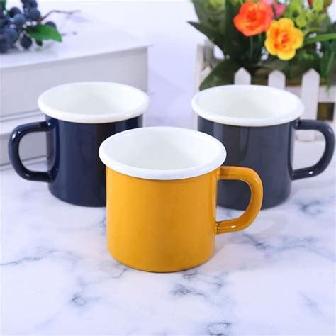 China Customized Enamel Espresso Cups Manufacturers Kks