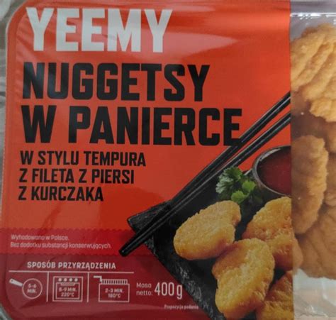 Nuggetsy W Panierce W Stylu Tempura Z Fileta Z Piersi Z Kurczaka Yeemy