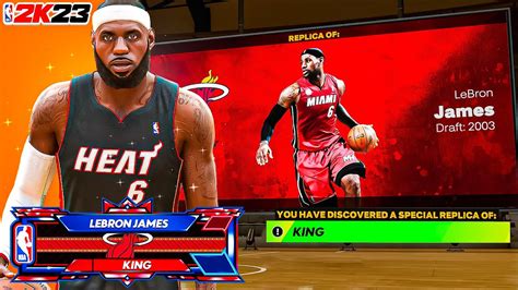 How To Make The Heat LeBron James The KING Build On NBA 2K23 YouTube