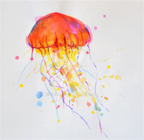 Rainbow Jellyfish 1 By Namiiru On Deviantart