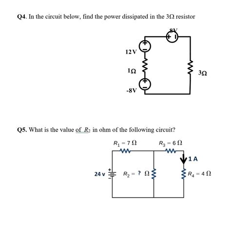 Solved Solve Using Kcl Kvl Ohms Law Or P Iv Any Other