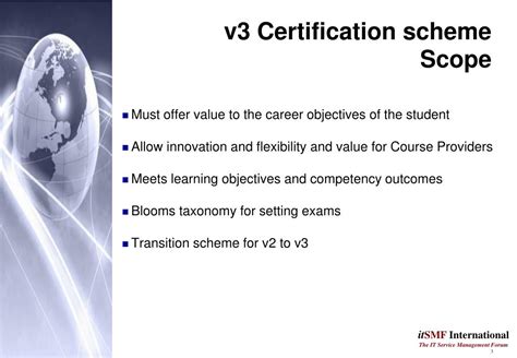 PPT ITIL V3 Qualification Certification Scheme PowerPoint