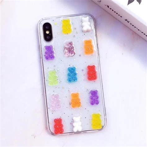 Gummy Bear Apple Iphone Case Candy Phone Protector Kawaii Babe