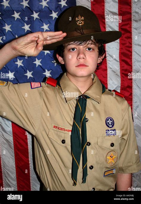 Boy Scout Salute Uniform Hi Res Stock Photography And Images Alamy