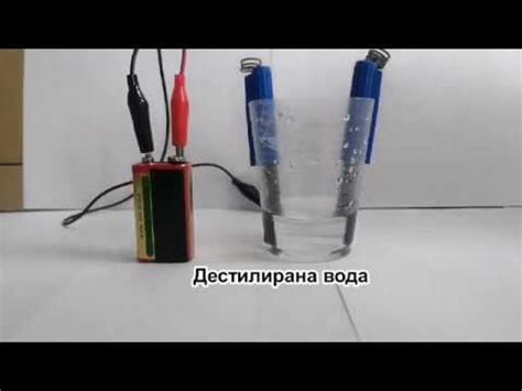 Електролиза на вода - YouTube