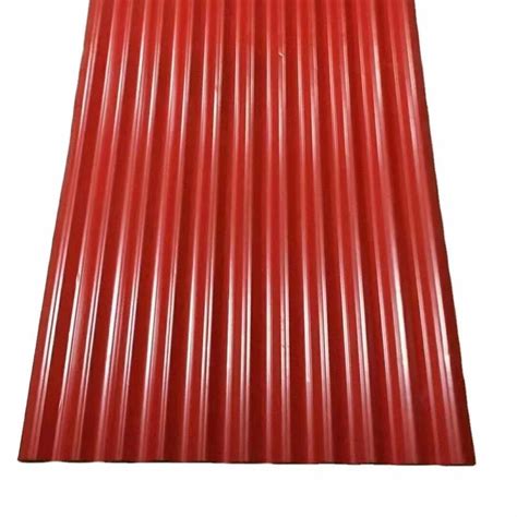 Red Colour Coated Roofing Sheet At Rs 70 Kg Colour Coated Roofing