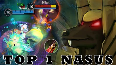 Wild Rift Nasus Gameplay Top 1 Nasus Gameplay Rank Challenger