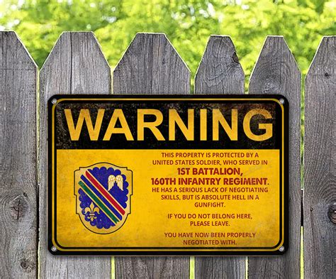 1st Battalion 160th Infantry Regiment Warning ME2 Extreme Honor