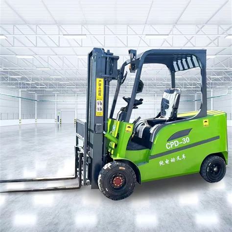 Forklift Full Electric Four Wheel Balance Heavy Forklift Hydraulic