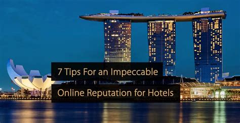 Tips For An Online Reputation Management For Hotels