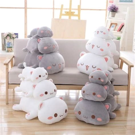 owo or uwu Kitty Cat Plush Toy - Cat Plush Pillow | Cat pillow, Cat ...