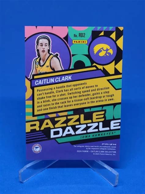 Panini Caitlin Clark Collezione Razzle Inserto Abbagliamento