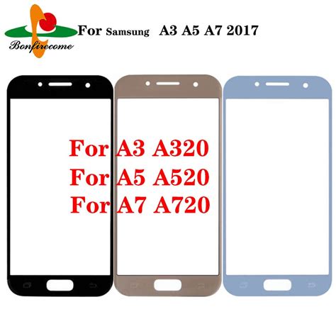 10pçs lote para samsung galaxy a3 a5 a7 2017 a320 a520 a720 vidro