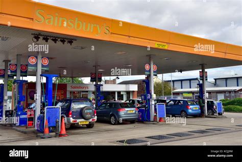 Sainsbury's petrol station hi-res stock photography and images - Alamy