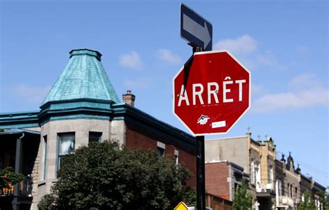 Classic Arrêt Stop Sign In Montreal Chris Goldberg Flickr