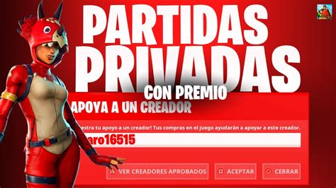 Partidas Privadas Fortnite Con Premio Pavos Batallas De Outfit