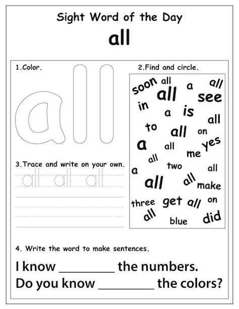 Premium Vector Fry List Of Sight Words Digital Activities