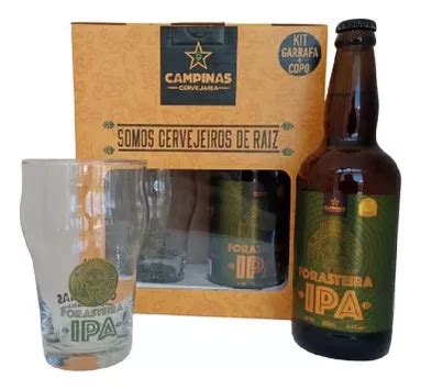 Kit Cervejaria Campinas Forasteira Ipa 500ml Copo 473ml MercadoLivre