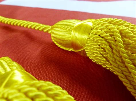 Gold Silk Cord And Tassels High Quality Ceremonial Flags And Standards