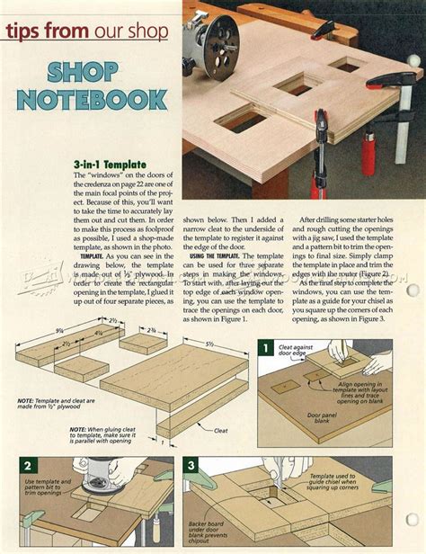 Credenza Plans • Woodarchivist