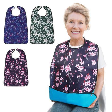 Jfmkaer 3 Pack Adult Bibs For Women Waterproof And Breathable Clothing