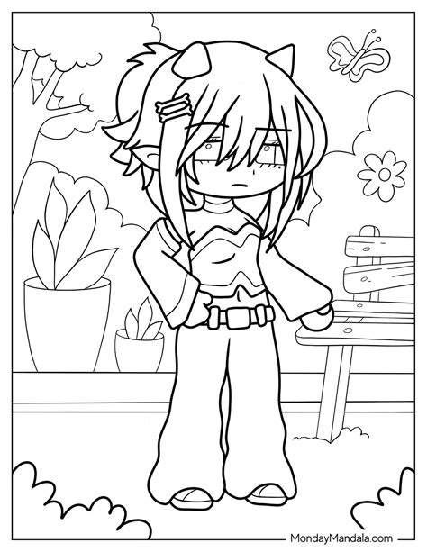 20 Gacha Life Coloring Pages Free Pdf Printables