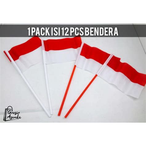 Jual Bendera Merah Putih Dengan Tangkai Bendera Tangkai Merah Putih