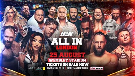 Aew All In London Wembley Stadium Setup Revealed Wrestletalk