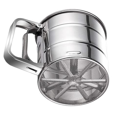 Buy Flour Sifter Stainless Steel Sifter For Baking Double Layers