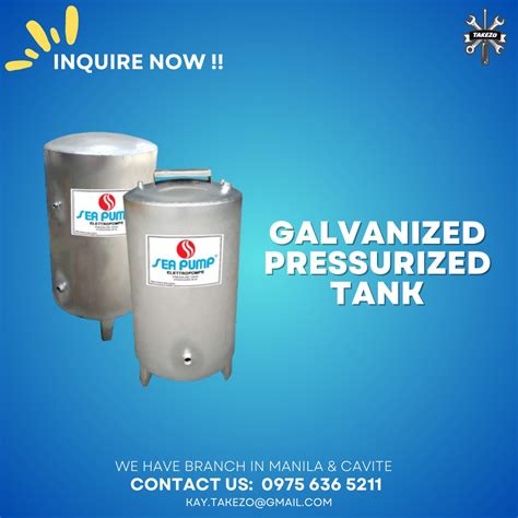 GALVANIZED PRESSURE TANK on Carousell