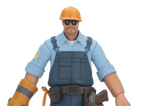 Team Fortress 2 The Engineer BLU Action Figure