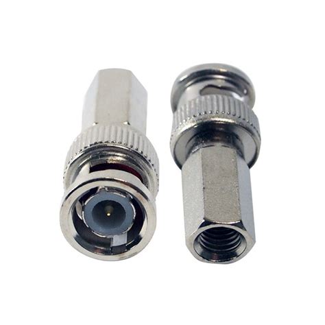 EV-BNC04TW BNC Male Twist-On Plug RG59 CCTV Cable Coax Adapter Evertech USA