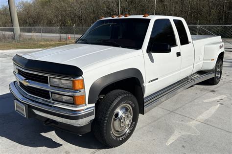 35k Mile 1996 Chevrolet K3500 Silverado Extended Cab Dually 4x4 For