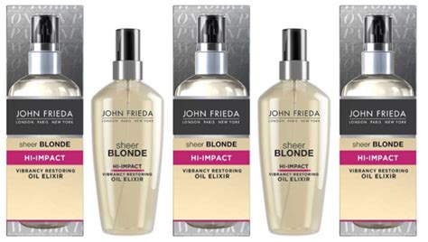 John Frieda Sheer Blonde Hi Impact Vibrancy Restoring Oil Elixir