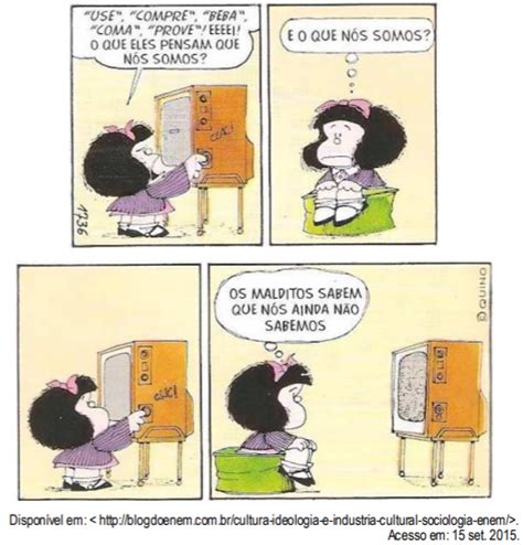 A Partir Da Leitura Da Tirinha De Mafalda Depreende Se Como