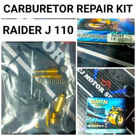 RAIDER J 110 CARB REPAIR KIT CARBURETOR REPAIR KIT SUNTAL Lazada PH