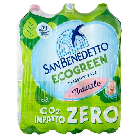 San Benedetto Acqua Naturale Benedicta Ecogreen 6 X 2 L Carrefour