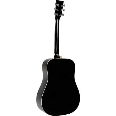 Rogue Ra D Dreadnought Acoustic Guitar Black Reverb