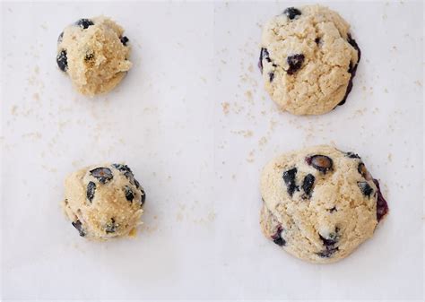 Easy Blueberry Muffin Cookies With Lemon Glaze