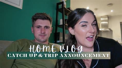 TRIP ANNOUNCEMENT HOME VLOG COOK DINNER WITH US CHEESEBURGER