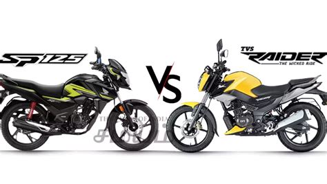 Tvs Raider Vs Honda Sp