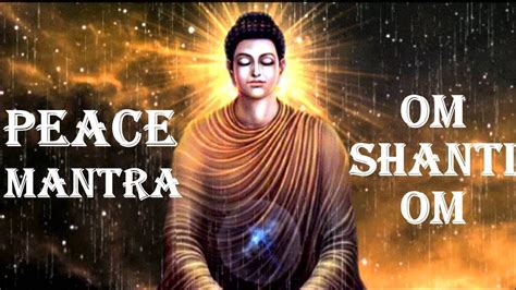 Peace Mantra Om Shanti Om Youtube